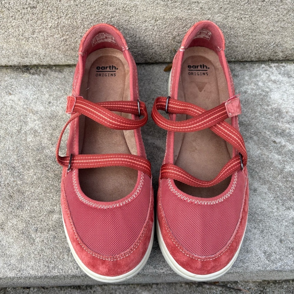 Earth Origins Elle Mary Jane Flats Size 9.5 - Picture 2 of 8